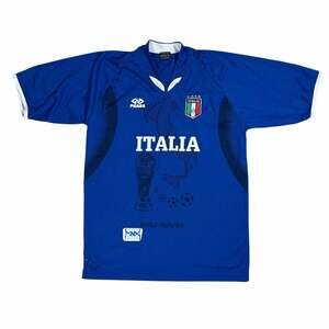Mens Vintage Drako Italia World Champion Soccer Jersey Medium